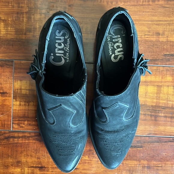 Hermosa Circus by Sam Edelman 6.5 Black Fringe Bootie - Picture 4 of 5